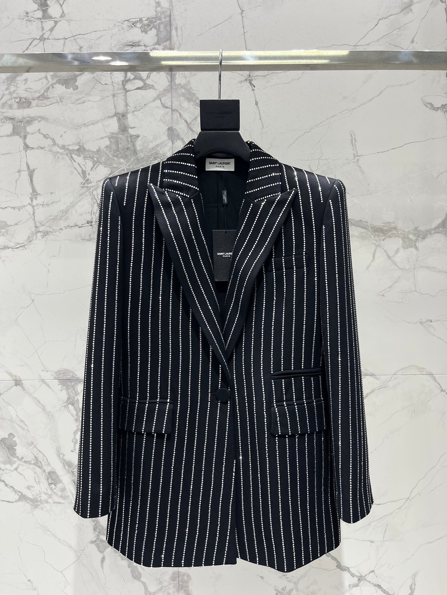YSL 25S EMBELLISHED SUIT SET STYLE 213