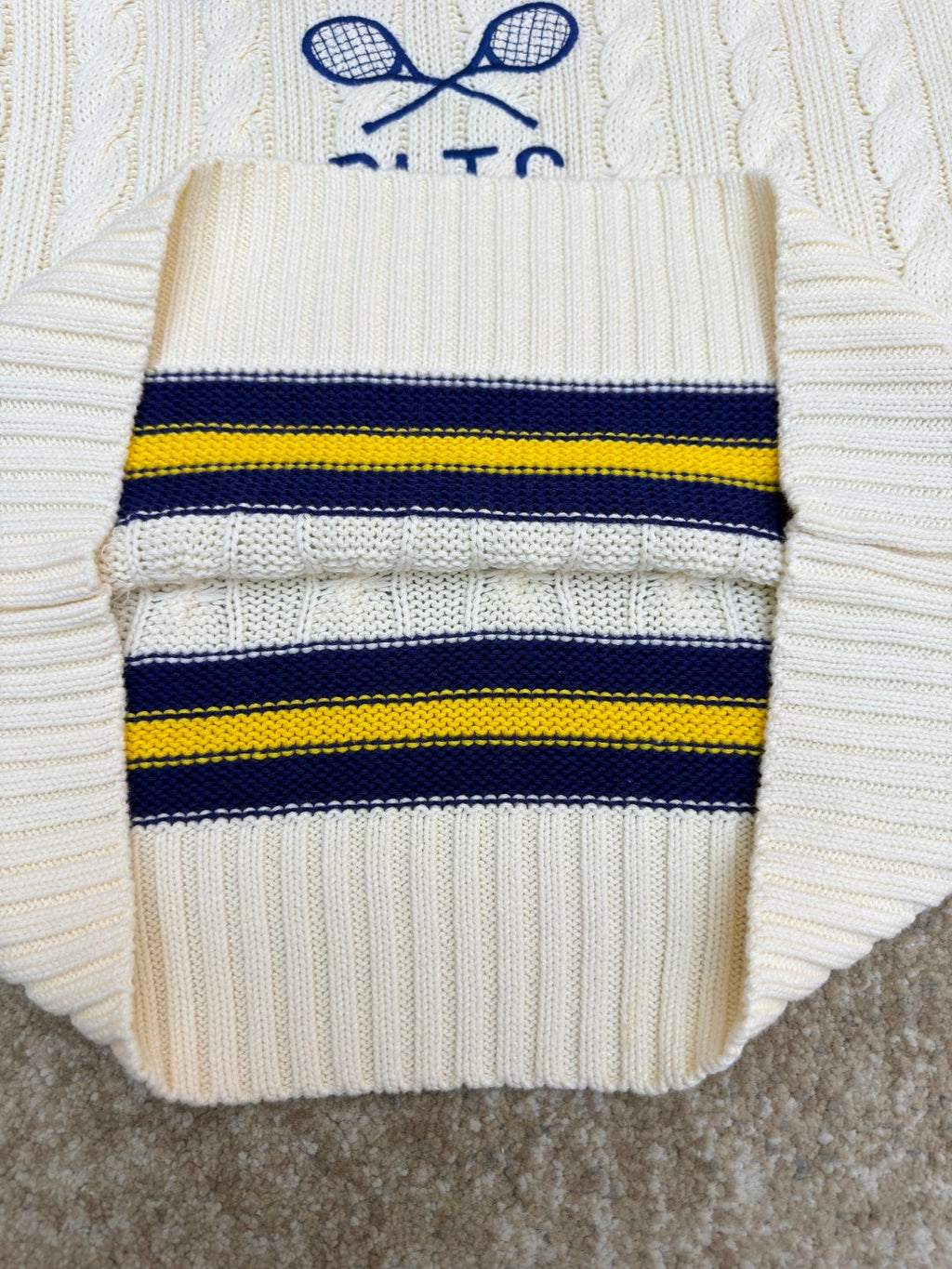RALPH LAUREN 25S KNITTED TENNIS SWEATER 266