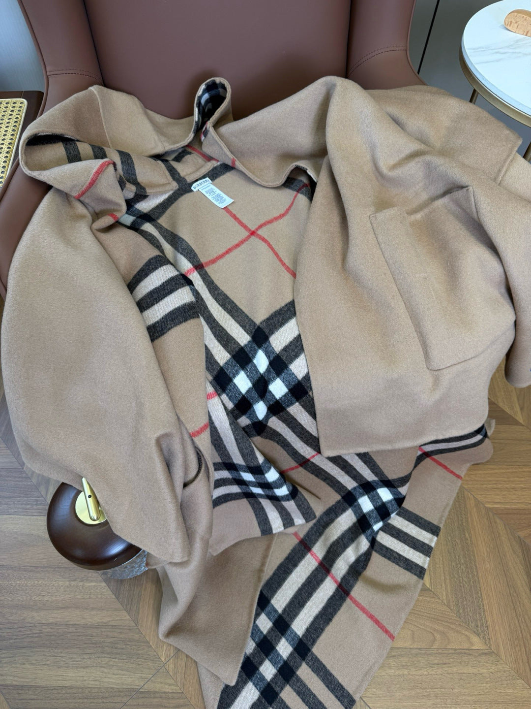 BURBERRY 25S DOUBLE-FACED CASHMERE COAT 204