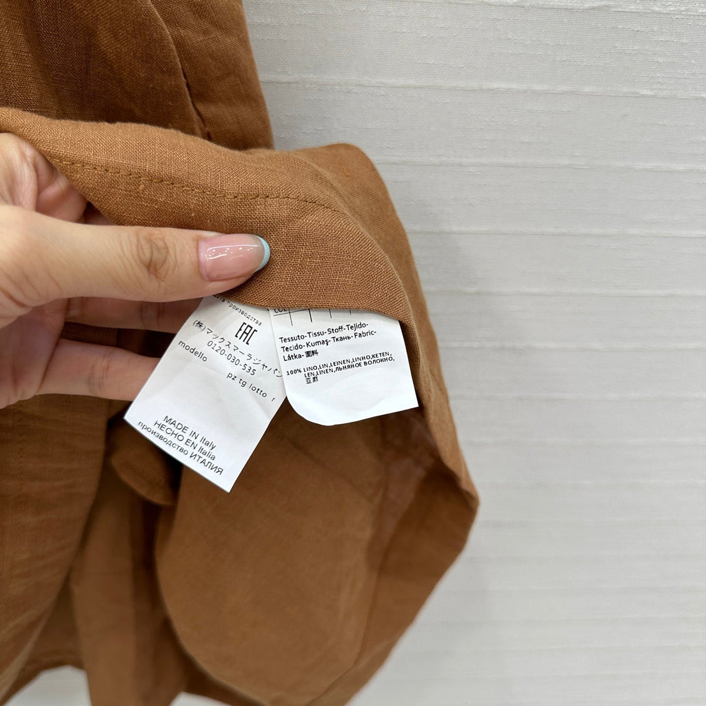 MAX MARA LINEN DRESS 268247