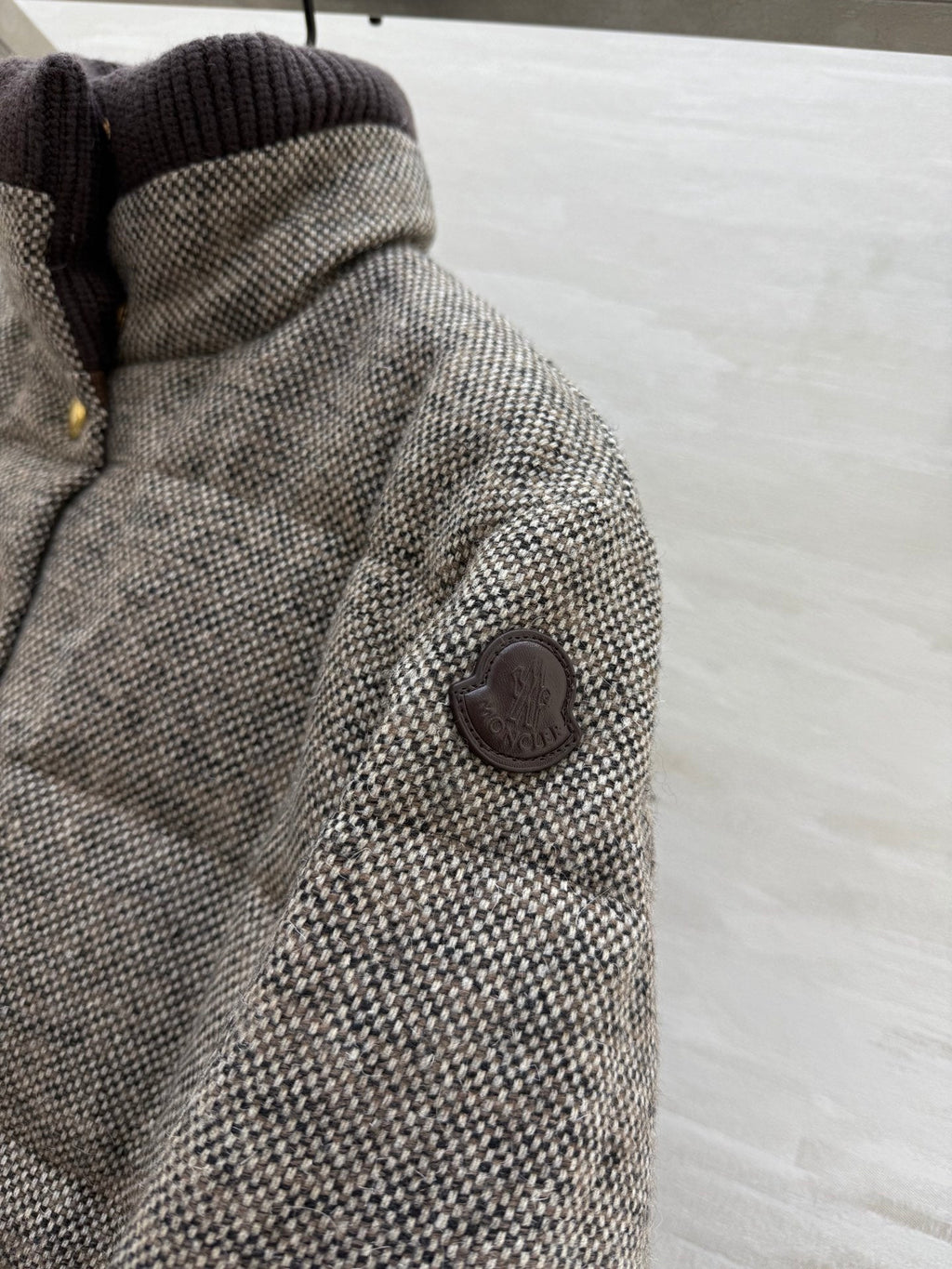 MONCLER 25S TWEED DOWN JACKET 307