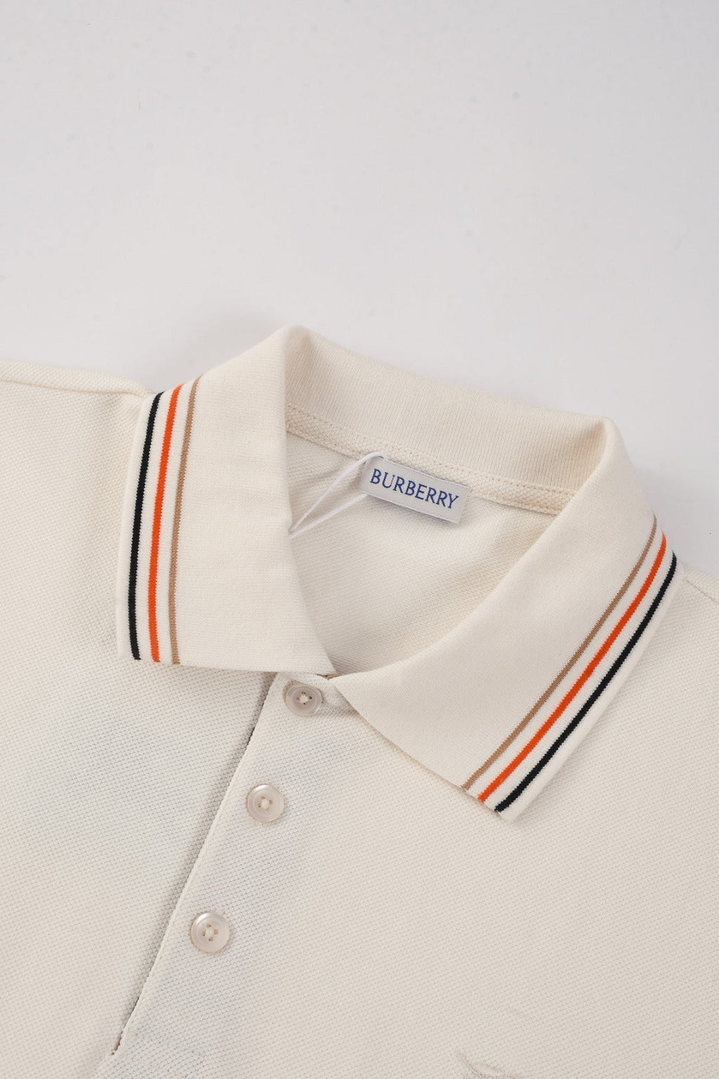 Burberry 25 Polo T- Shirt White Cotton 232685